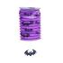 LANTERNA TUBULAR HALLOWEEN ROXA COM MORCEGOS 16 CMS