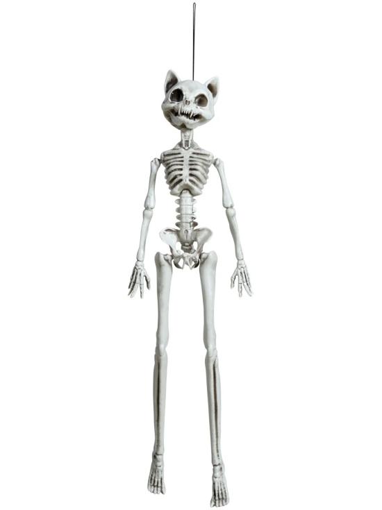 Gato esqueleto de Halloween 37 cm