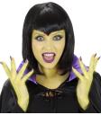 Maquiagem escura fluorescente de Halloween.