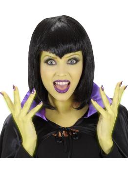 Maquiagem escura fluorescente de Halloween.