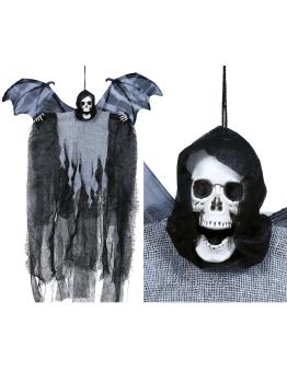 Boneca esqueleto de Halloween com asas 60 cm