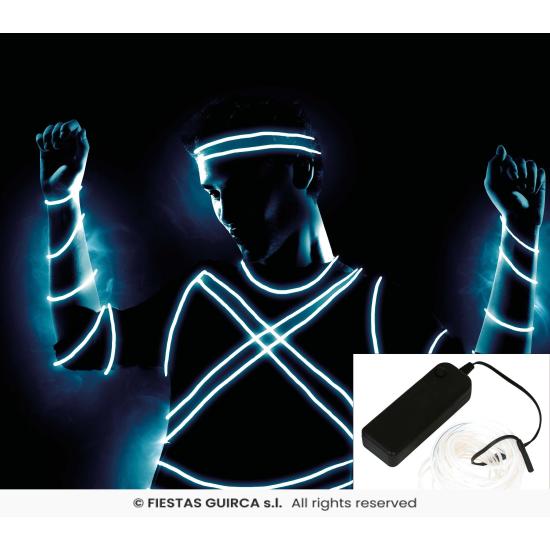 Fio de LED 5 metros – Branco e Azul