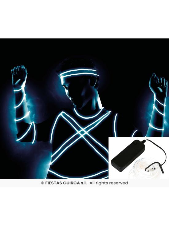 Fio de LED 5 metros – Branco e Azul