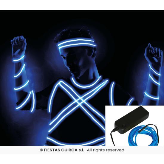 Fio de LED 5 metros – Branco e Azul