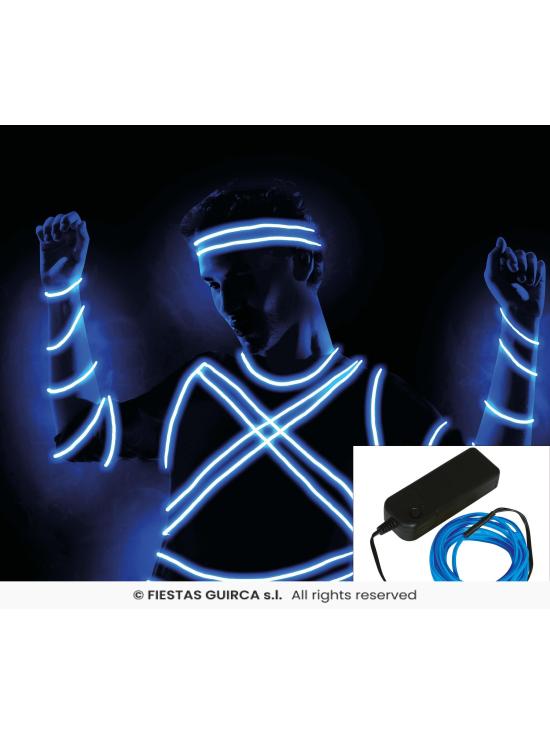 Fio de LED 5 metros – Branco e Azul