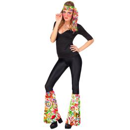 Conjunto Hippie anos 60/70, faixa de cabeça e manoplas, hippie, reggae, flower power