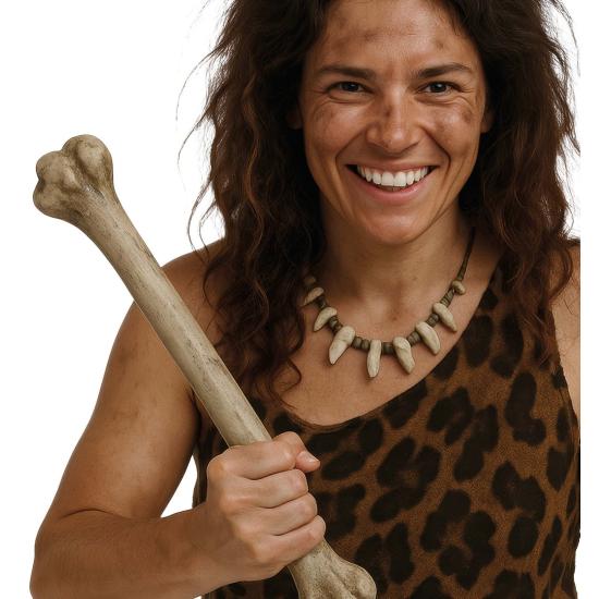 Osso para adereço de fantasia de 29 cm