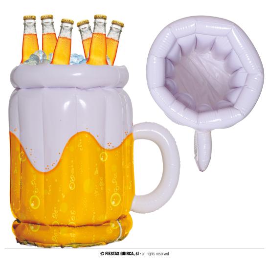 Caneca de cerveja inflável geladeira 45 x 30 cm