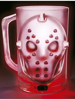 Jarros de 700 ml com luz Led para Halloween Jason