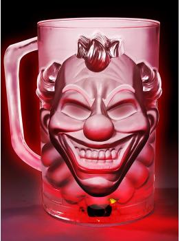 Jarros de 700 ml com luz Led para palhaço assassino de Halloween