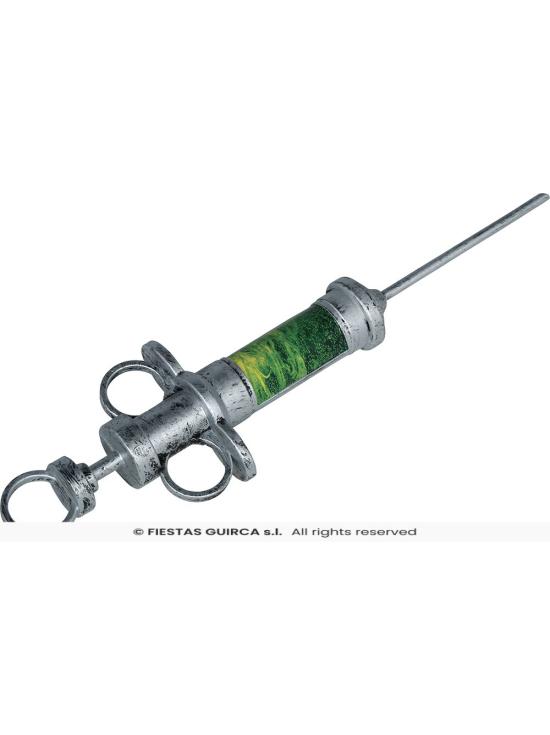 Seringa de PVC de 30 cm para assassino em série
