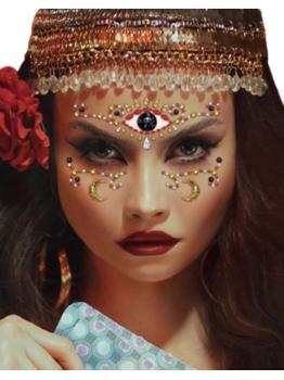 Cartomante de joias faciais ou Zingara