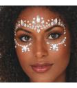 Joias faciais, cores sortidas, pacote com 100 unidades