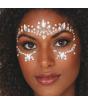 Joias faciais, cores sortidas, pacote com 100 unidades