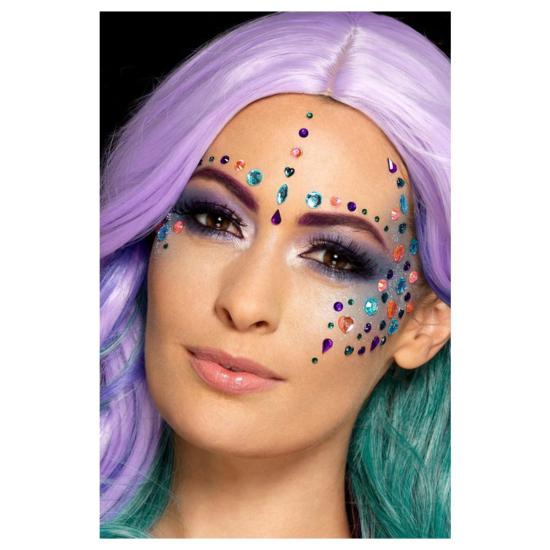 Joias faciais, cores sortidas, pacote com 100