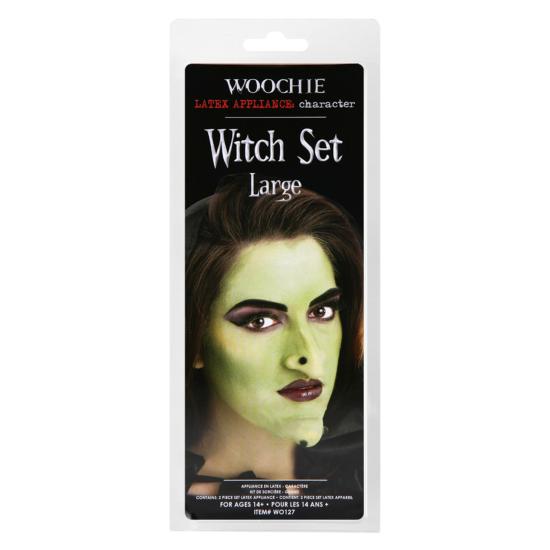 Conjunto de aparelhos de látex profissional para nariz e queixo Woochie Witch