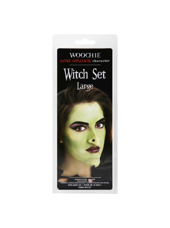 Conjunto de aparelhos de látex profissional para nariz e queixo Woochie Witch