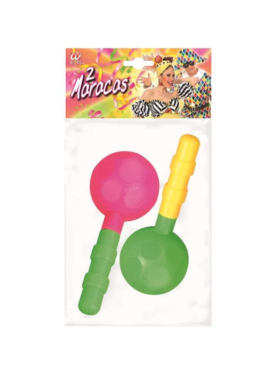 Conjunto de 2 Maracas em cores variadas