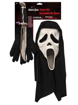 Kit de caçador de fantasmas com cara de fantasma
