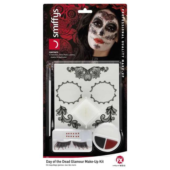 Kit de maquiagem Glamour do Dia dos Mortos