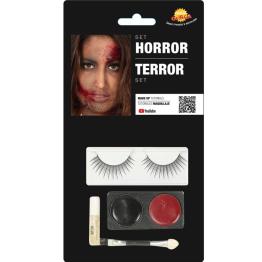 Kit de maquiagem de terror