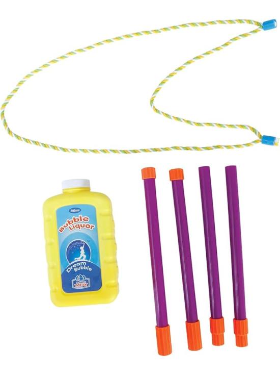 Kit de Bolhas de Sabão com Varetas e Cordões para Festas