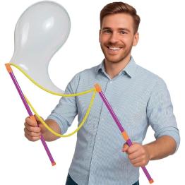 Kit de Bolhas de Sabão com Varetas e Cordões para Festas