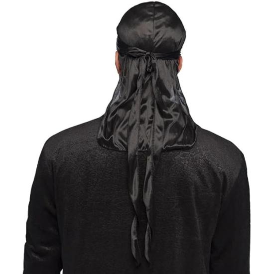 Conjunto Mestre Pirata (bandana e tapa-olho)