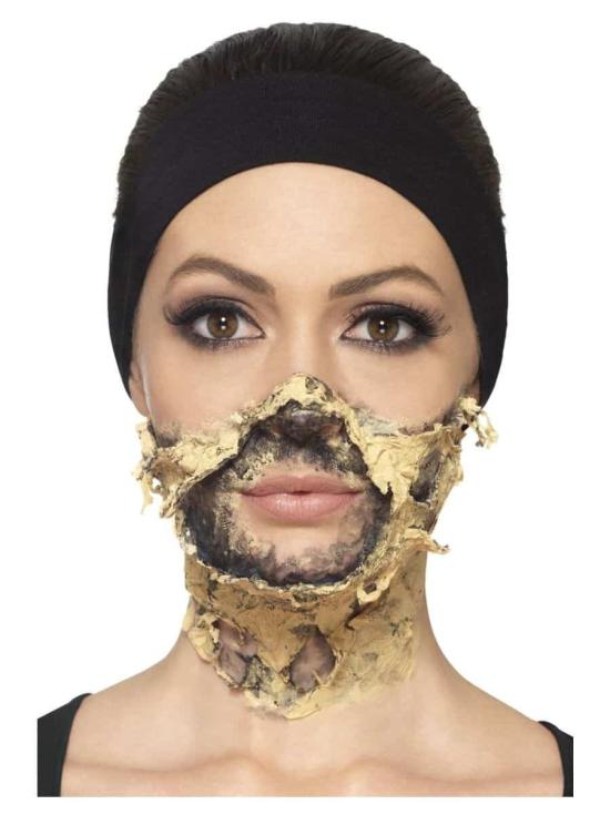 Kit zumbi aterrorizante com látex líquido luxuoso