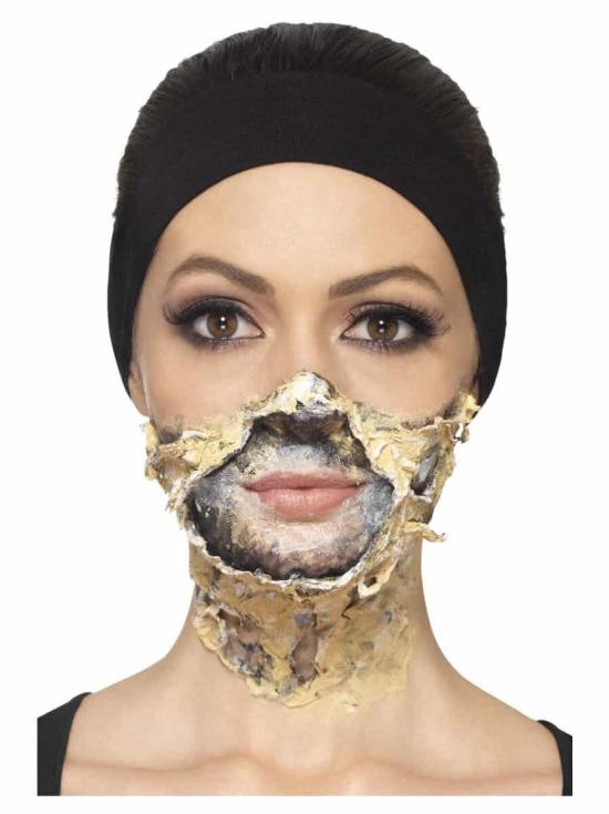 Kit zumbi aterrorizante com látex líquido luxuoso