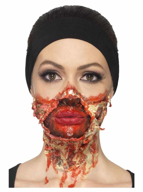 Kit zumbi aterrorizante com látex líquido luxuoso