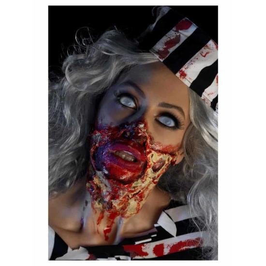 Kit zumbi aterrorizante com látex líquido luxuoso