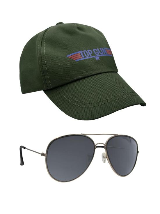 Kit boné e óculos Top Gun