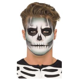 Kit de maquiagem esqueleto que brilha no escuro
