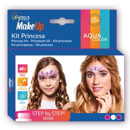 Kit princesa 3 aquarelas 3 x 2 gr