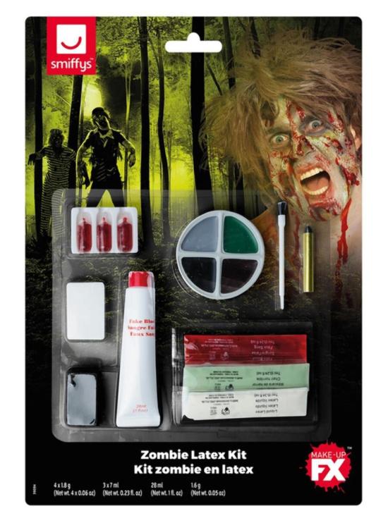 Kit profissional de maquiagem zumbi