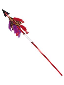 Lança 125 cm com penas dobráveis