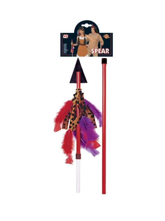 Lança 125 cm com penas dobráveis