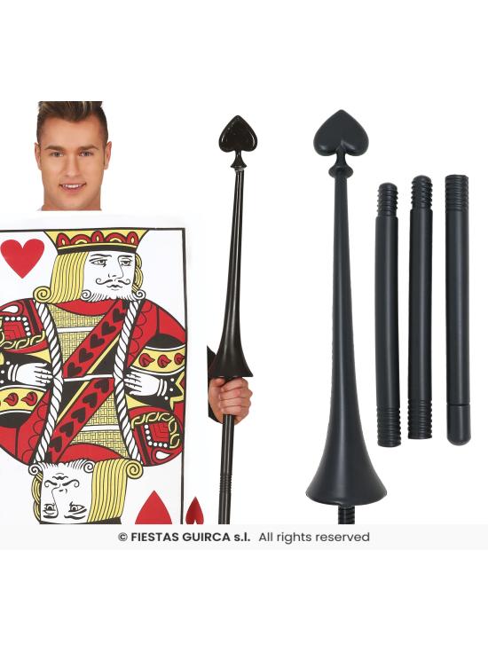 Lança em forma de coração 140 cm