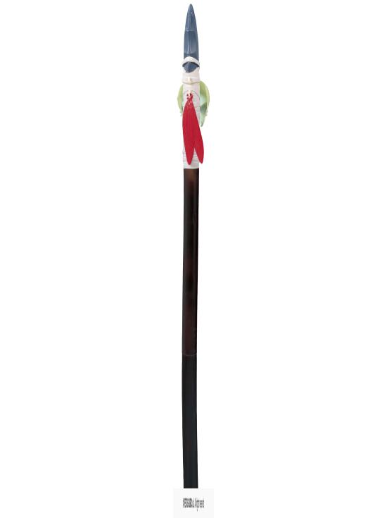 Lança indígena destacável de 120 cm - acessório para fantasia