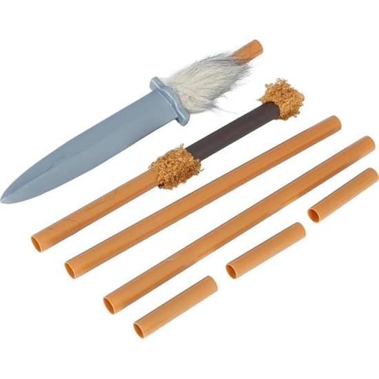 Lança indígena de brinquedo destacável (120 cm) – Acessório de fantasia Lança indígena de brinquedo destacável (120 cm) – Acessório de fantasia