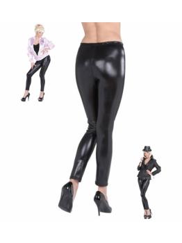Leggings pretas femininas rosa