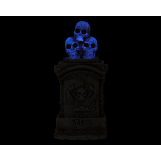Lápide de 84 cm com luz, som e movimento - Decoração de Halloween