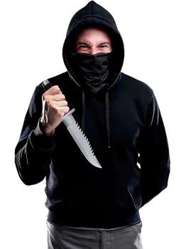 Machete de plástico de 40 cm para fantasias