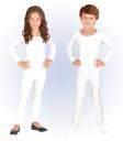 Camisa branca em tamanho infantil