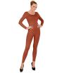 Body feminino marrom