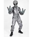 Mãos de látex assustadoras de alienígenas. Tamanho único para adultos.