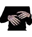 Mãos de látex zumbi para adultos,