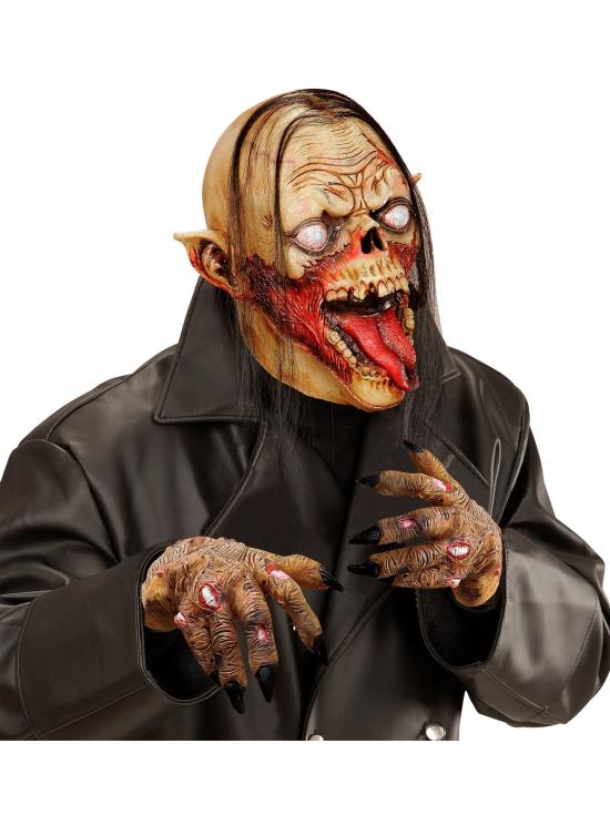 Mãos de zumbi em látex para adultos