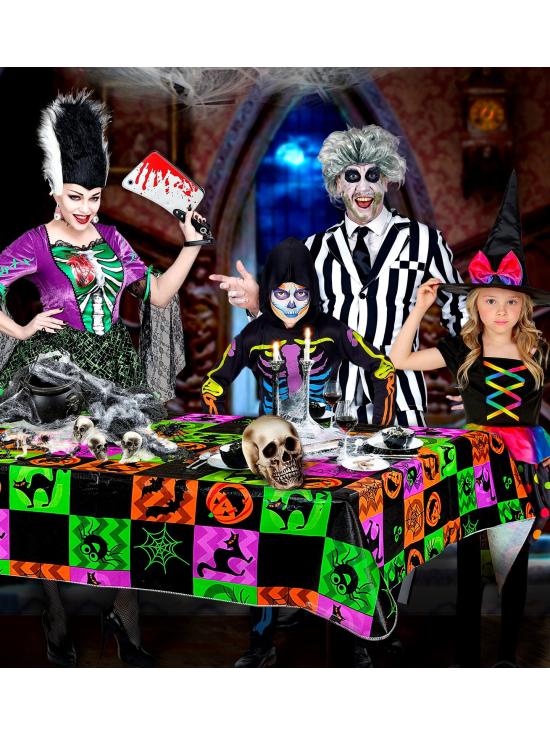 Toalha de mesa para festa de Halloween 132x178 cm